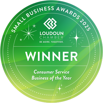 2025 Loudoun Small Business Awards winner badge