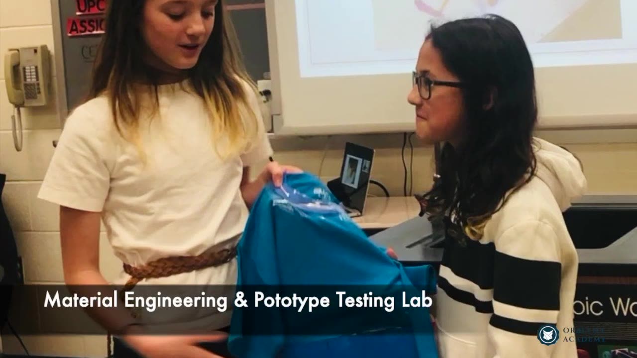Students testing materials in the Material Engineering and Prototype Testing Lab